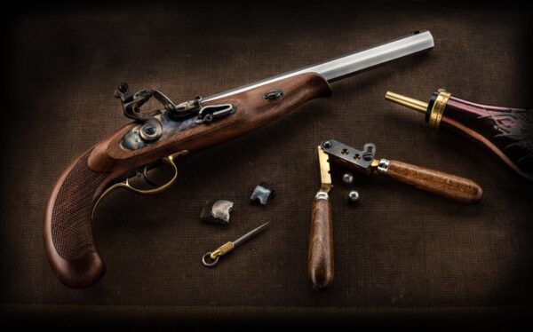 Pistolet Pedersoli Continental target à Silex – Image 2