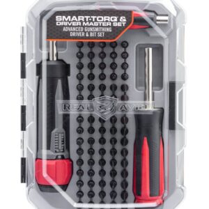 REAL AVID - Tournevis avec 83 embouts et tournevis dynamométrique SMART TORQ - sets de nettoyages & brosses