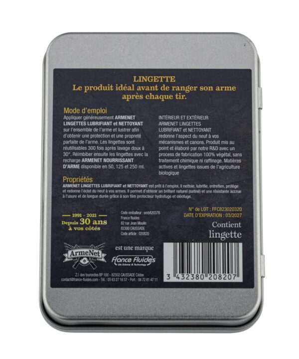 Armenet Lingettes lubrifiant et nettoyant petit modèle – Image 4