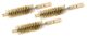 Lot de 3 brosses laiton embout femelle - Vue 1