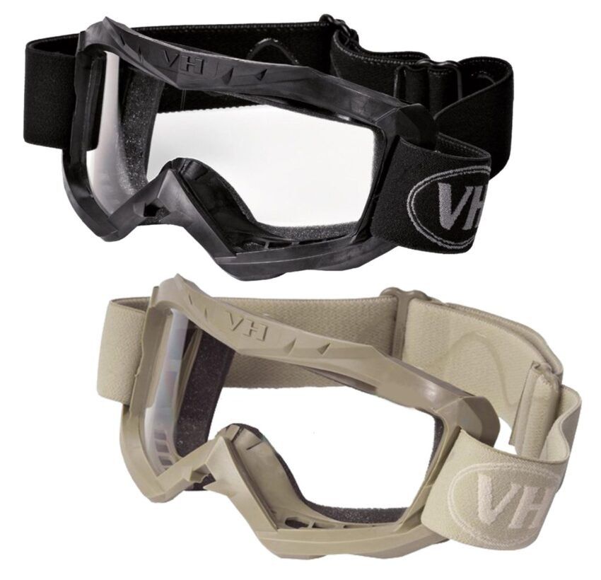 Masque de protection balistique noir set complet - Vue principale