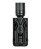 Porte-lampe polymère orientable noire - Vue principale