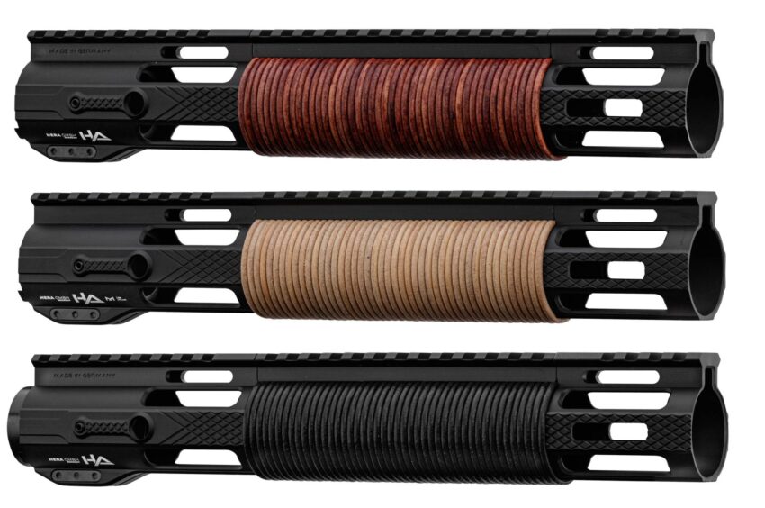 Garde main HERA ARMS AR15/M4 M-LOK 12 » – CUIR - Vue principale