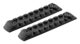 Set de 2 rails picatinny en polymère compatible KEYMOD – NOIR - Vue 1