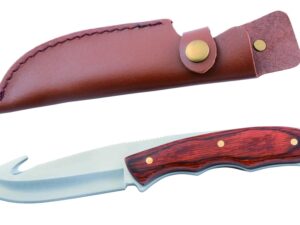 Couteau à dépecer Januel manche en bois - Lame de 10 cm