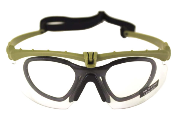 Lunettes Battle Pro Thermal Vert/Clear avec insert - Nuprol – Image 2