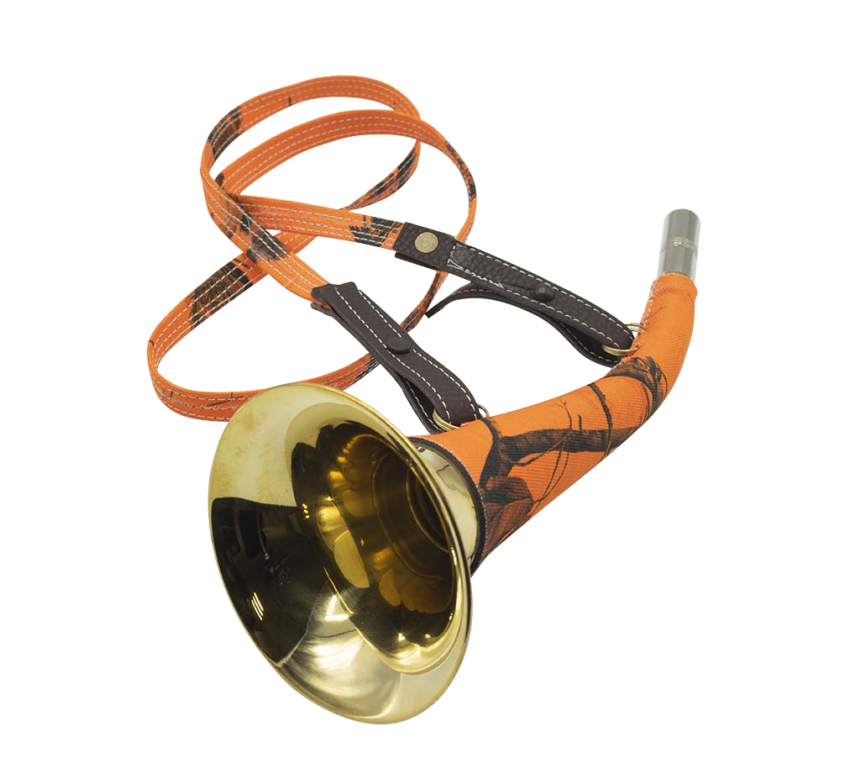 Corne Pavillon Januel Laiton Gainée Orange Camo - Vue principale