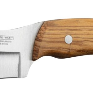 Couteau dépouilleur Cudeman manche olivier - couteaux droits de chasse