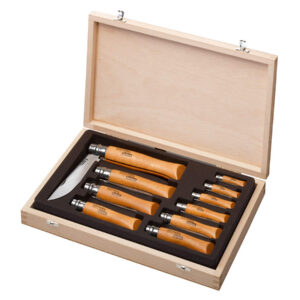 Coffret 10 couteaux collection Opinel - couteaux pliants