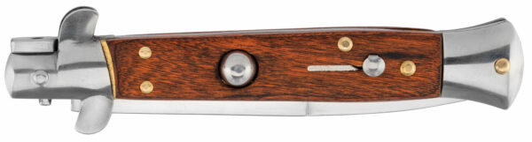 Couteau pliant cran d'arrêt automatique bois sicilien – Image 2
