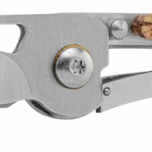 sans marque EA - Couteau pliant à ouverture à pivot avec manche en bois - couteaux pliants