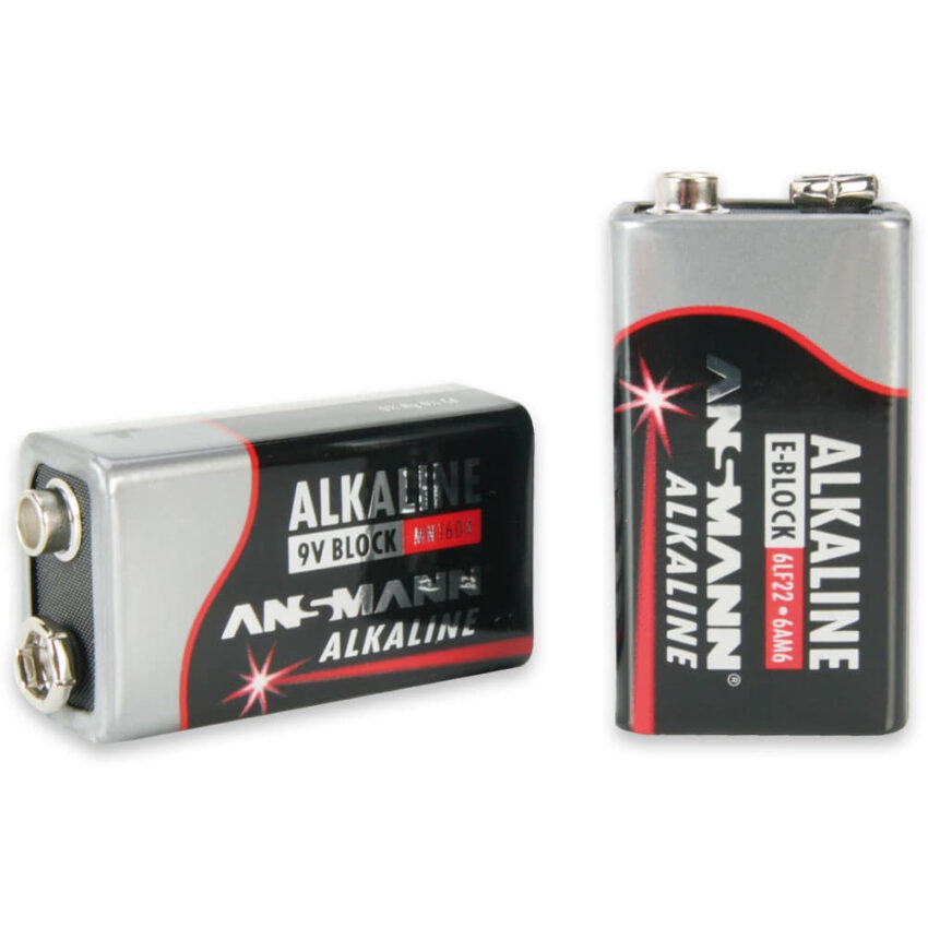 Pile alcaline 6LR61 9 volts – Ansmann - Vue principale
