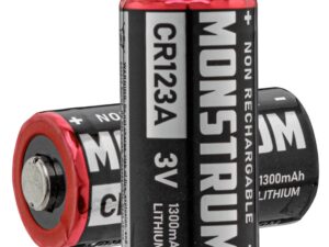 Piles Monstrum CR123A 3V - sachet de 2