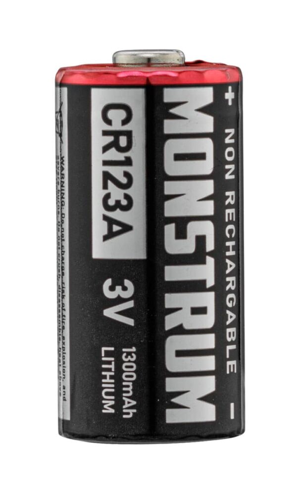 Piles Monstrum CR123A 3V - sachet de 2 – Image 2