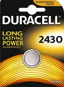 Pile CR2430 3 volts - Duracell - piles & batteries