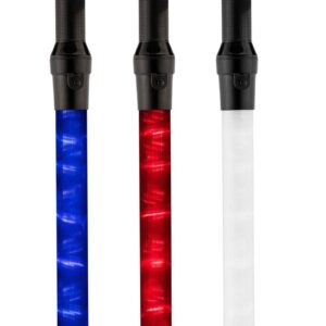 IMPACT DEFENDER - Bâton lumineux clignotant rouge ou bleu à piles - signalisation