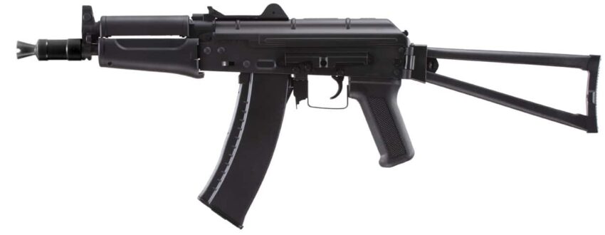 Réplique AEG AKS-74U polymer noir 1,0J - Vue principale