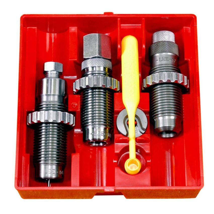 Jeux de 3 outils acier rechargement armes de poing – Lee Precision - Vue principale