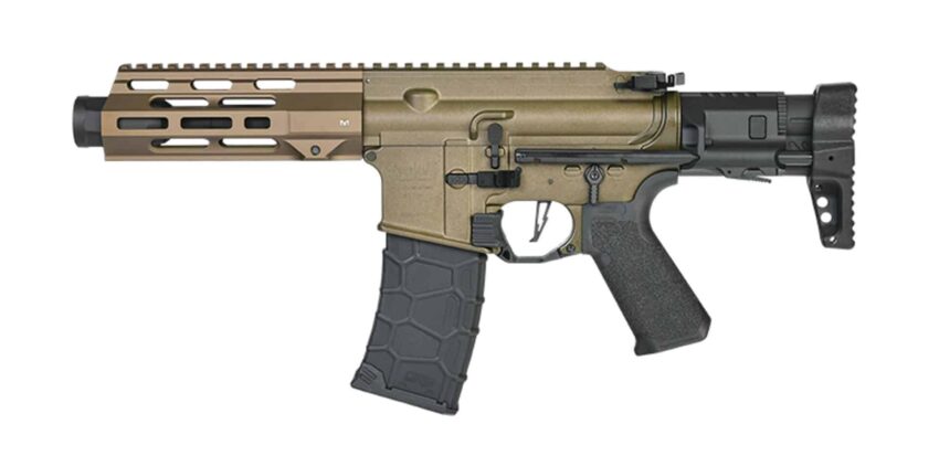 Réplique AEG Avalon Calibur II PDW VFC tan - Vue principale