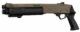 Réplique fusil à pompe FABARM STF12 Short Initial TAN Gaz - Vue 1