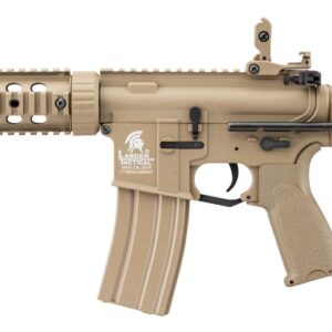 Lancer Tactical - Réplique AEG LT-15 GEN2 PDW-S 1J pack complet TAN - airsoft - répliques longues