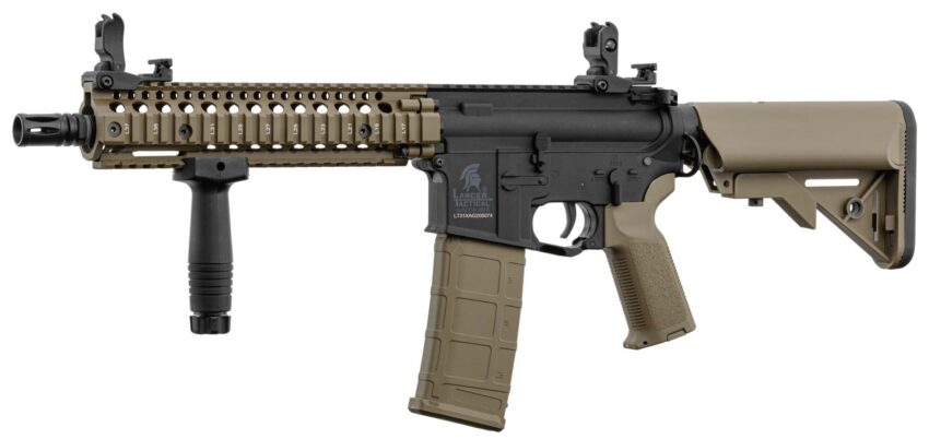 Réplique AEG LT-18 GEN2 MK18 Tan-Noir pack complet 1j - Vue principale