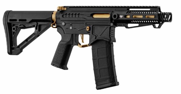 Réplique R15 mod 1 Zion Arms noire et or garde main court – Image 2