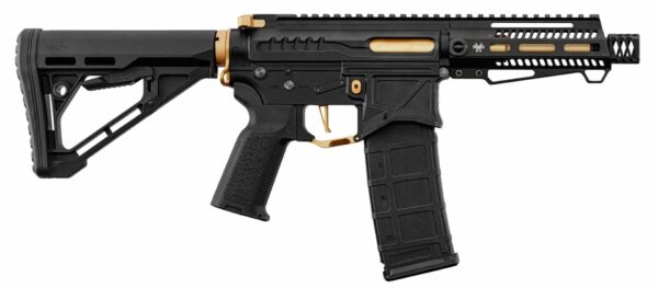 Réplique R15 mod 1 Zion Arms noire et or garde main court – Image 7