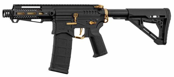 Réplique R15 mod 1 Zion Arms noire et or garde main court – Image 4
