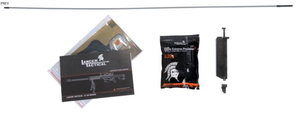 Réplique airsoft Sniper LT-20 à ressort M82 noir 1,5J – Image 3