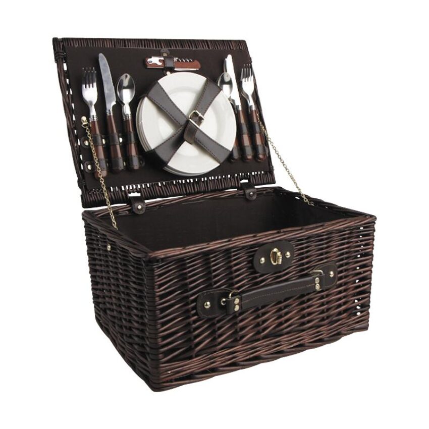 Valise pique-nique 4 personnes (porcelaine) - Vue principale
