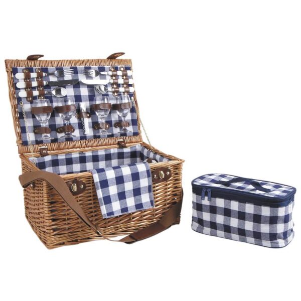 Valise pique-nique isotherme 4 personnes (porcelaine) – Image 2
