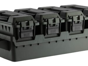 Set 4 caisses à munitions avec bac de transport