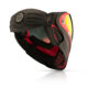 Masque Dye I4 PRO Meltdown rouge et noir - Vue 2