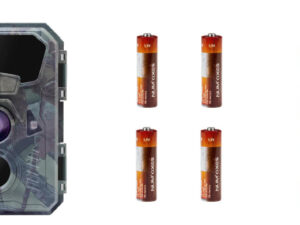 NUM'AXES - Pack Piège photographique PIE1066 + 4 piles AA LR6 + carte mémoire 32 Gb