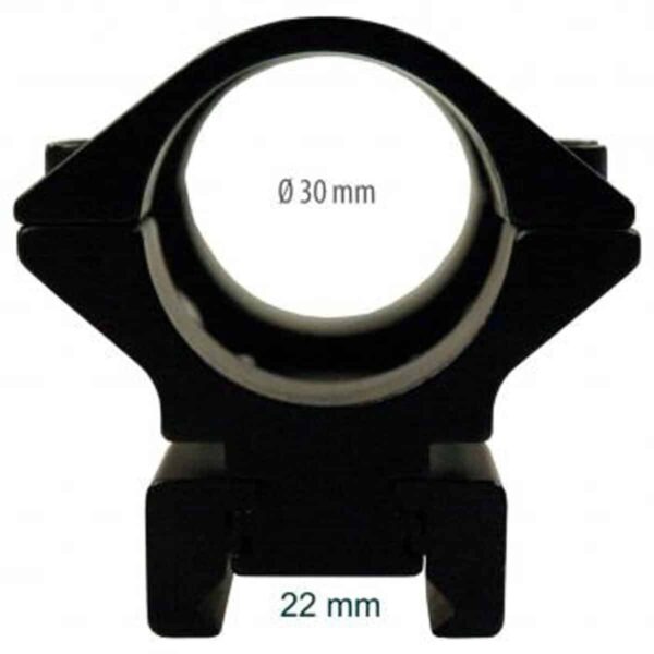 Montage monobloc Lensolux convertible pour raill 11 et 22 Ø25.4 et 30mm – Image 2