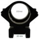 Montage monobloc Lensolux convertible pour raill 11 et 22 Ø25.4 et 30mm - Vue 1
