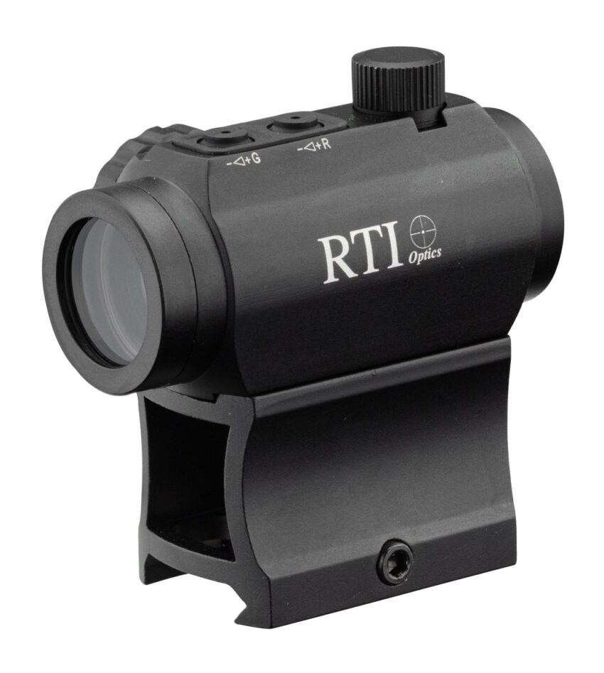 Point-Rouge RTI Micro T5 tubulaire montage Picatinny - Vue principale