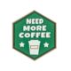 Patch Sentinel Gear NEED MORE COFFEE - Vue principale