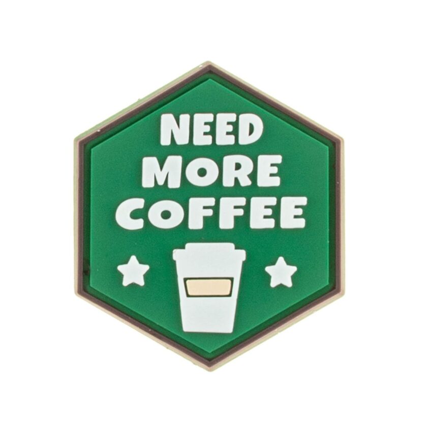 Patch Sentinel Gear NEED MORE COFFEE - Vue principale