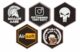 Présentoir à patch Tan  avec 20 patchs aléatoires sentinelle gear - Vue 6