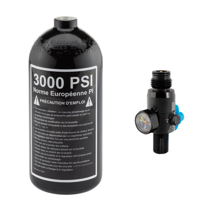 Pack bouteille alu 0,8L   preset Dye 3000 PSI - Vue principale