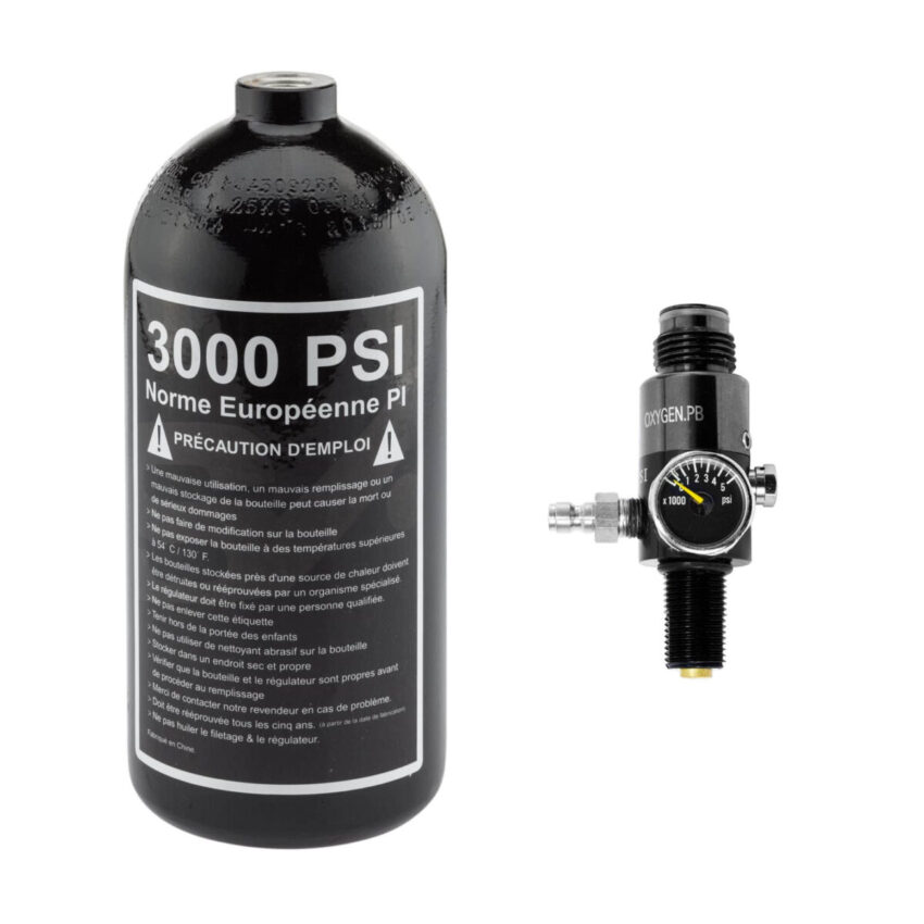 Pack bouteille alu 0,8L + preset 3000 PSI - Vue principale