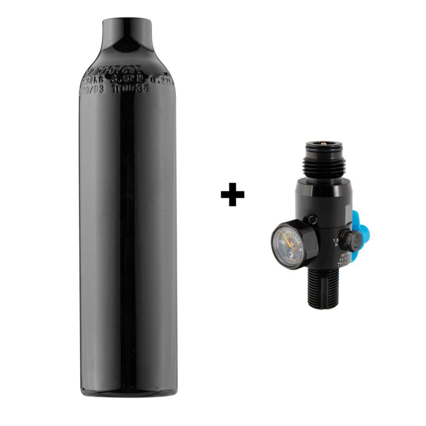 Pack bouteille alu 0,2L + preset 3000 PSI - Vue principale
