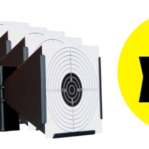 sans marque EA - Pack Porte cible conique métallique 17x17 cm (x5) - ciblerie & gongs