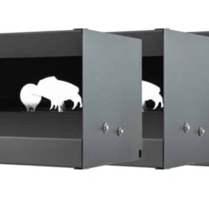 BO MANUFACTURE - Pack Cible mobile silhouettes Sangliers pour air comprimé calibre 4.5 mm (x5) - ciblerie & gongs