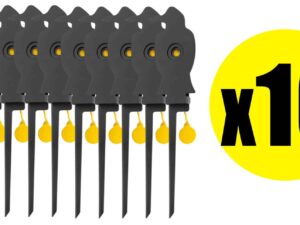 Pack Cible mobile corbeau pour armes calibre 4.5 mm (x10)