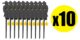 Pack Cible mobile corbeau pour armes calibre 4.5 mm (x10) - Vue principale
