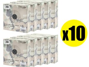 Pack Cibles cartonnées 14 x 14 cm Shoot Again (x10)