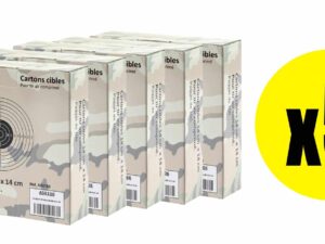 Pack Cibles cartonnées 14 x 14 cm Shoot Again (x5)